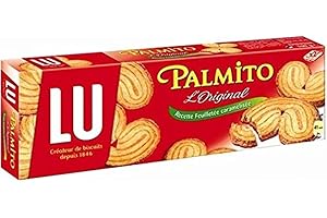 LU Palmito l'Original Biscuits, Paquet 100 g, Recette Feuilletée Caramélisée