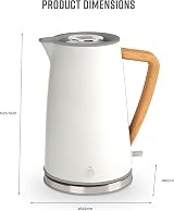 Swan Nordic Cordless Jug Kettle 1.7L 3kW White with Fast Boil Technology view 7