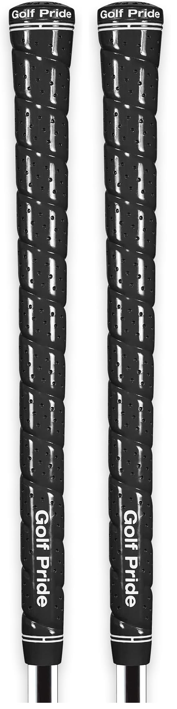 Golf Pride Unisex Adult Tour Wrap Golf Club Grip - Black, One Size (Pack of 2)