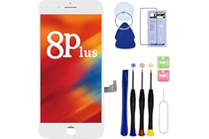 SIMDOG 5.5 Inch for iPhone 8 Plus(A1864,A1897,A1898) Screen Replacement,3D Touch LCD Digitizer Display for iPhone 8 Plus,with Repair Tools Kit (White)