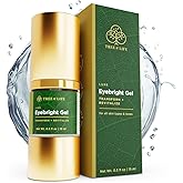 Tree of Life Beauty Anti-Aging Eye Treatment Gel Cream to Hydrate Dark Circles and Reduce Puffiness, Bags and Wrinkles, Luxe Eyebright Gel with Amino Acids