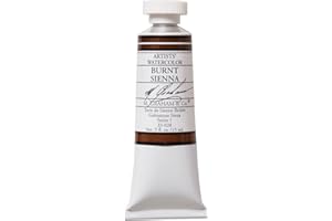 M. GRAHAM & CO. M. Graham 1/2-Ounce Tube Watercolor Paint, Burnt Sienna (33-020)