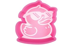 (300 Design Optional) MUBYOK M508 Cool Sunglasses Duck Silicone Freshie Mold for Baking Aroma Beads Car Freshie Supplies