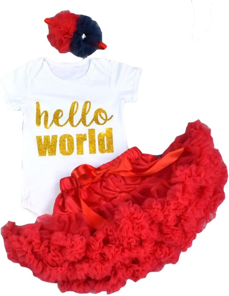 BabyPreg Infant Baby Princess Tutu Skirt First Birthday Outfit Girl