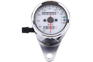 motorcycle signal lights + speedometer tachometer Universal Motorcycle Odometer Speedometer Gauge Signal Dual Digital Display