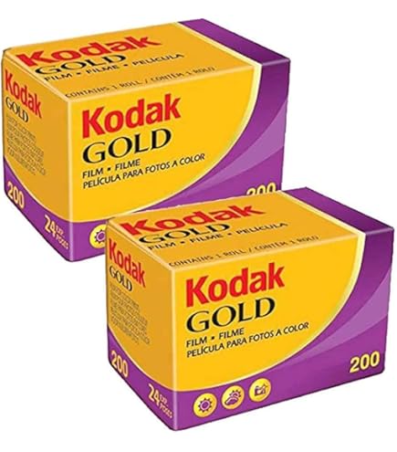 【新品】Kodak professional GOLD200 1箱(5本) Kodak Gold 200 Iso Color C41 120 Medium Format Film 5-pack