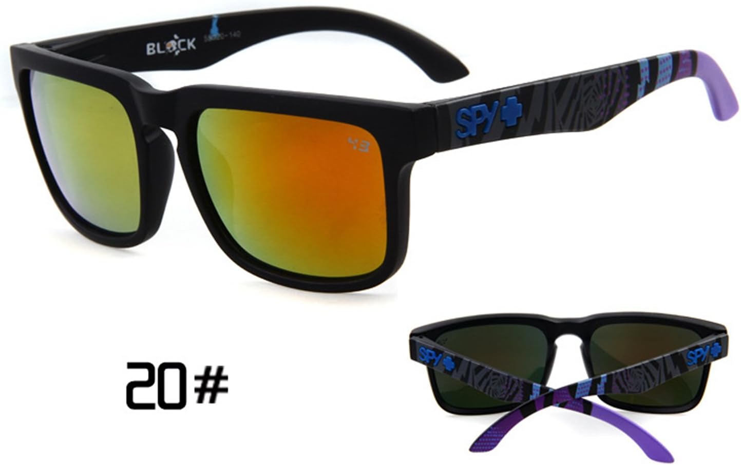 Retro Anti-reflective Uv Protection Sunglasses Spy1-20