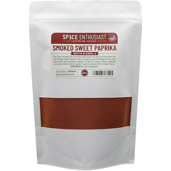 SPICE ENTHUSIAST SMOKED SWEET PAPRIKA – 8 OZ
