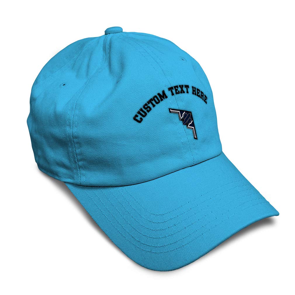 Custom Soft Baseball Cap B-2 Stealth 
