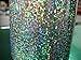 Glittering Sign Vinyl, Holographic Irridescent Sequins, Self-adhesive,12 Inch X 10 Feet