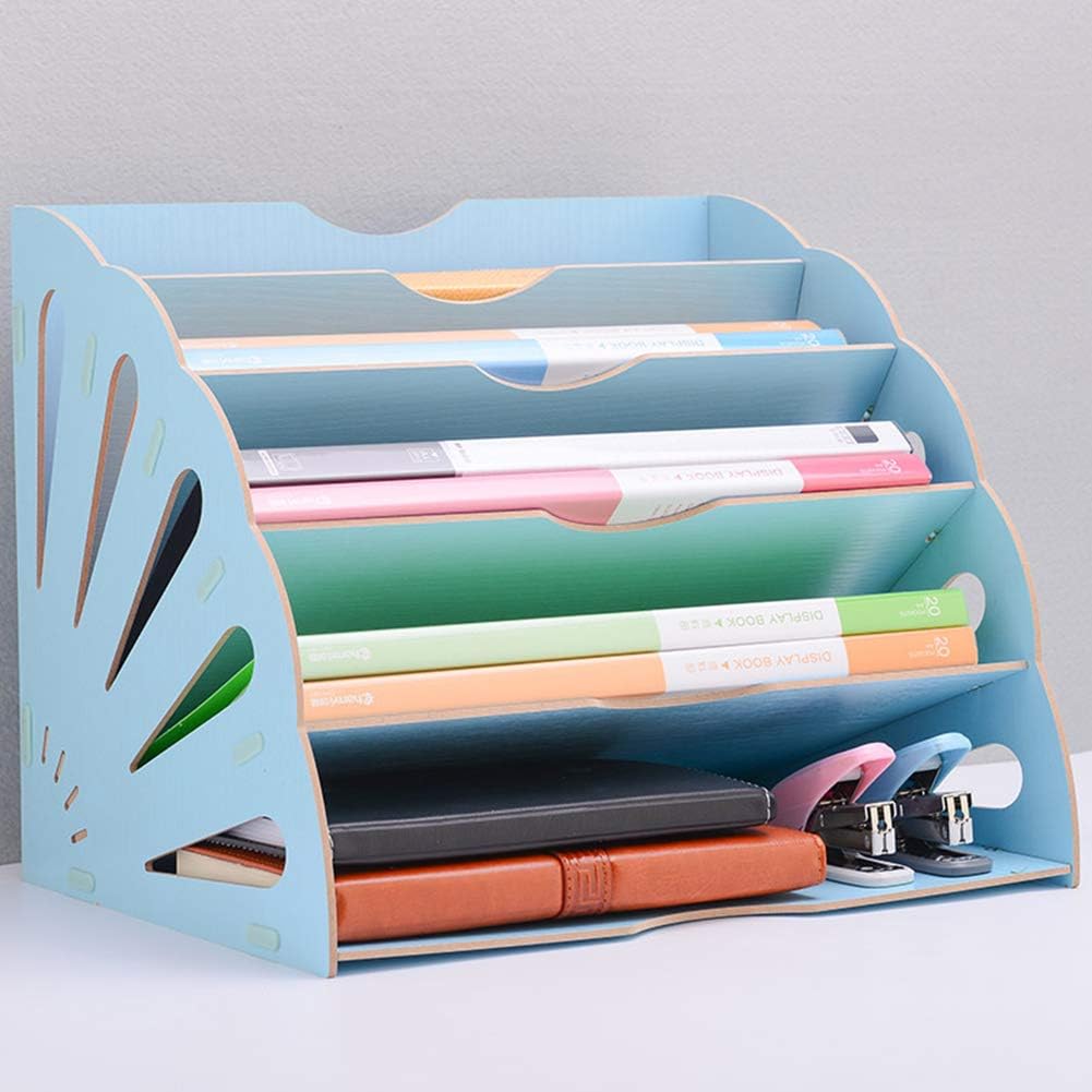 Organisateur De Bureau Multifonction Avec Compartiments – Idéal Pour Trier Vos Dossiers Et Papiers - 4