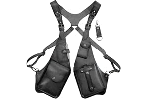 GENERIC Men Anti Underarm Shoulder Bag Adjustable PU Leather Strap Wallet Bag Outdoor Phone Bag