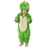 Baby Toddler Halloween Costume Infant Girl Boy Flannel Hooded Animal Onesie Romper Outfit Jumpsuit