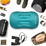 Flintronic 2Pack Inflatable Camping Pillow Neck Lumbar Support Ultralight Blue view 9