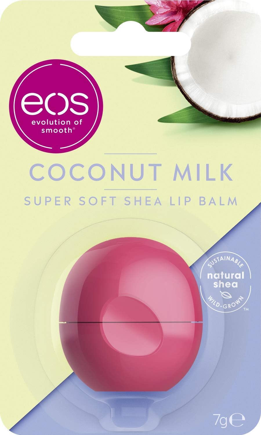 New EOS Smooth Sphere Coconut Milk Lip Balm, 7g Amazon.co.uk Beauty