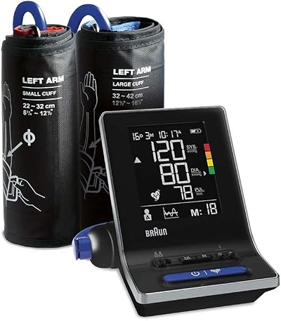 Braun ExactFit 5 Connect BUA6350 Blood Pressure Monitor 2 Cuffs