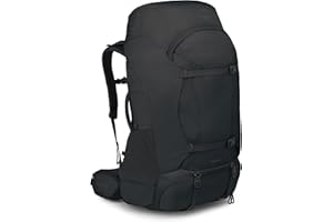 Osprey Farpoint Trek 70L Men's Travel Backpack, Black
