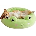 Squishmallows 20-Inch Wendy Frog Pet Bed - Small Ultrasoft Official Squishmallows Plush Pet Bed, 20.0"L x 20.0"W x 8.0"Th