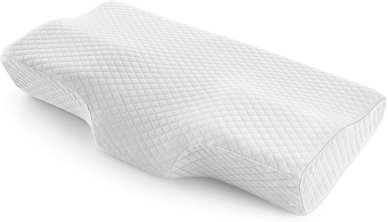 Cervical Contour Memory Foam King Size Pillow for Sleeping, Orthopedic