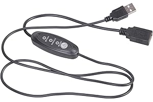 USB Fan Speed Controller Ideal for 5V Devices Output 3A 1 Meter USB Fan Extension Cord