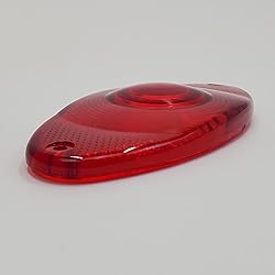 1939-1948 Harley Cat Eye Tail Light Replacement RED