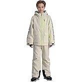 GSOU SNOW Snow Suit for Kids Ski Suit Boys Ski Jacket and Snow Bibs Set Waterproof Insulated Snowsuit Windproof for Kid Youth