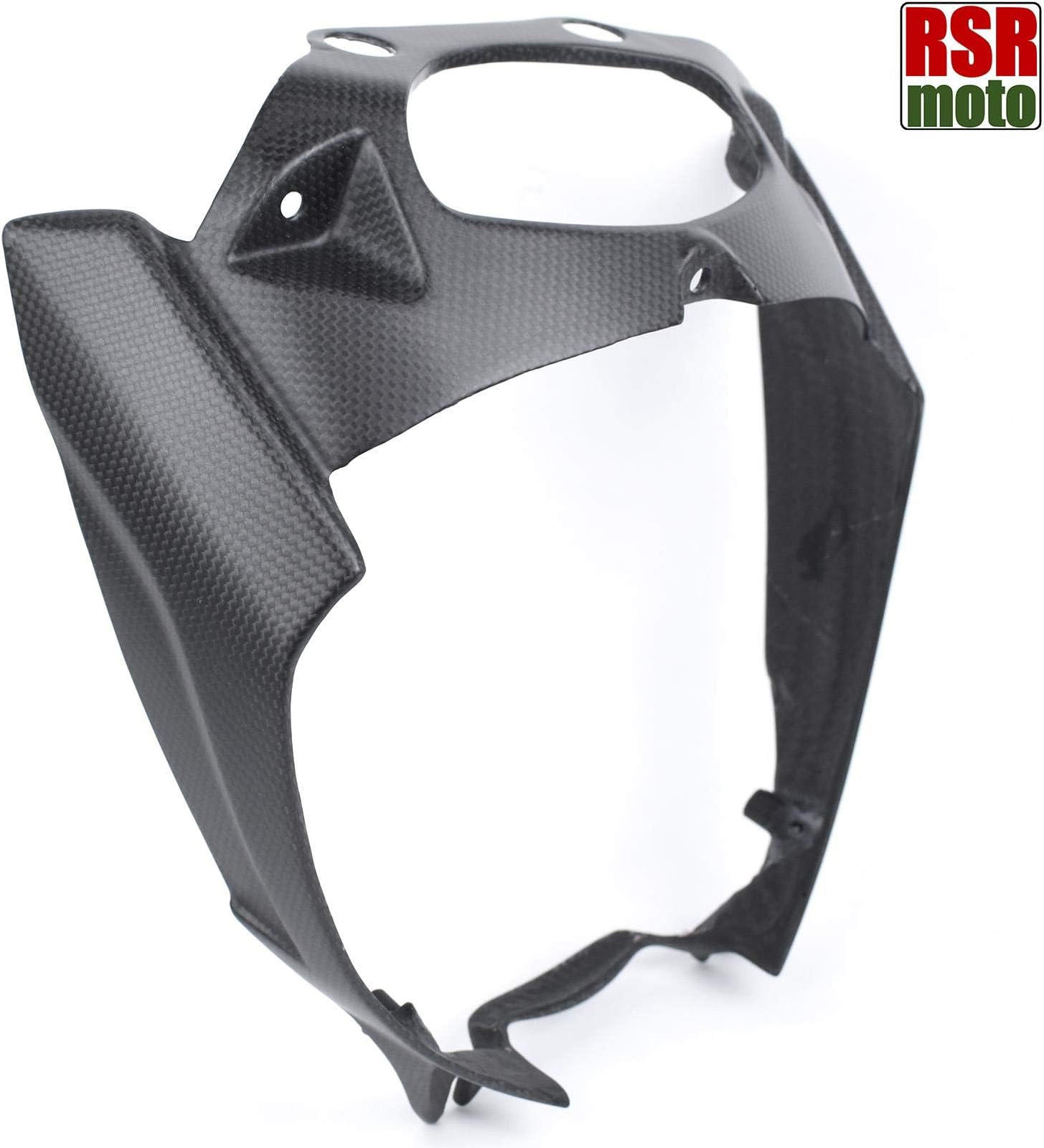 RSR Moto Carbon Fibre Headlight Surround Trim Panel Ducati Diavel, 2014 Onwards (Matt Plain Weave)