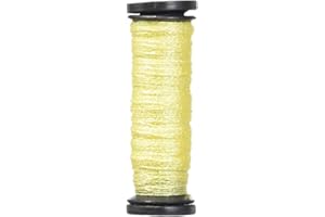 Kreinik No.4 Very Fine Metallic Craft Braid, 12-Yard, Star Yellow