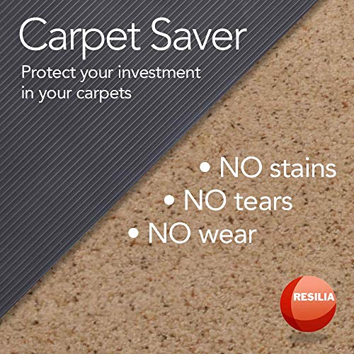 image for Resilia Heavy-Duty Carpet Protection Mat with Grippers-for Exercise Eq