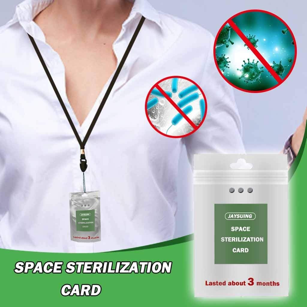 HOT1950s 1PCS Air Sterilization Card, Disinfection Lanyard Protection Card Air Purifier Prevention Supplies Gadgets for Home, School, Company, Hospital, Traffic