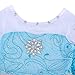 Cotrio Elsa Dress Elsa Princess Dress up Princess Elsa Dresses Elsa Costume for Girls Size 100 (1-2, Blue)