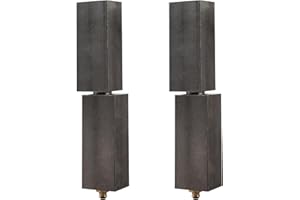 Gudwells 7" Rectangular Steel Block Gate Hinge with Ball Bearing for Welding on Large Iron or Steel Vehicular Pedestrian Gates, Lubricable Square Barrel Gate Hinge(1 Pair)