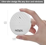 Noopel Window Alarm 5 Pack 125dB Glass Break Sensor Vibration Detect Adjustable view 5
