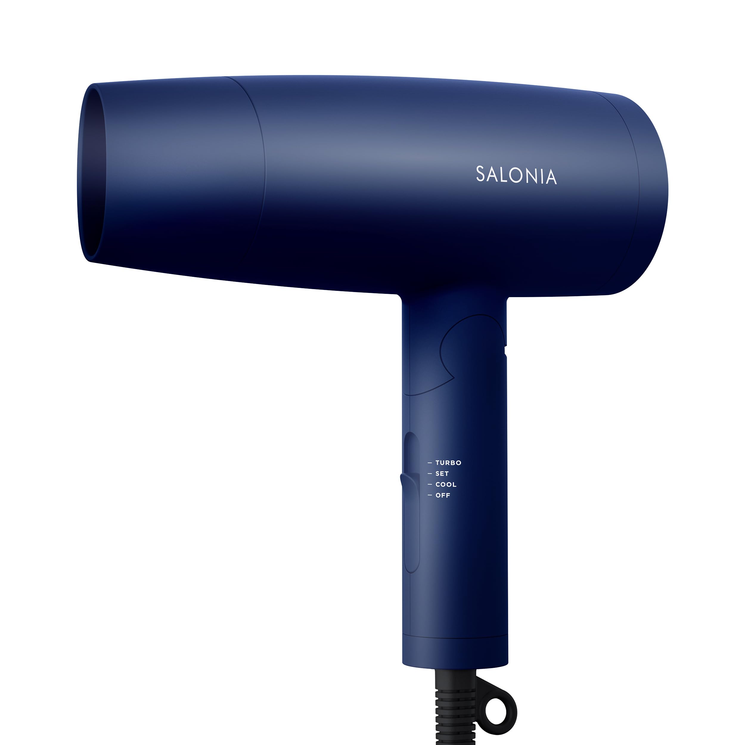 SALONIA サロニア スピーディーイオン ドライヤー 大風量 速乾 軽量 マイナスイオン ヘアドライヤー SL-013ANV ネイビー