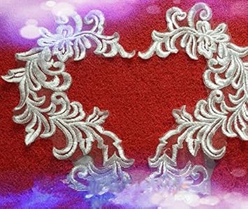 Astonish 20Pieces 29X16cm New SpitzeAppliques Hochzeit Schuhe DIY Fertigkeit-Spitze Venise Trim NÃ¤Hen Dekomaterial ZubehÃ¶r: