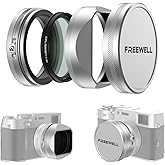 Freewell CPL/Black Diffusion Mist (1/4) Filter Kit with Lens Hood for Fuji X100 Series (X100VI, X100V, X100T, X100F, X100S,X100) (Silver)
