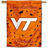 VA Tech Hokies Graduation Gift Banner Flag