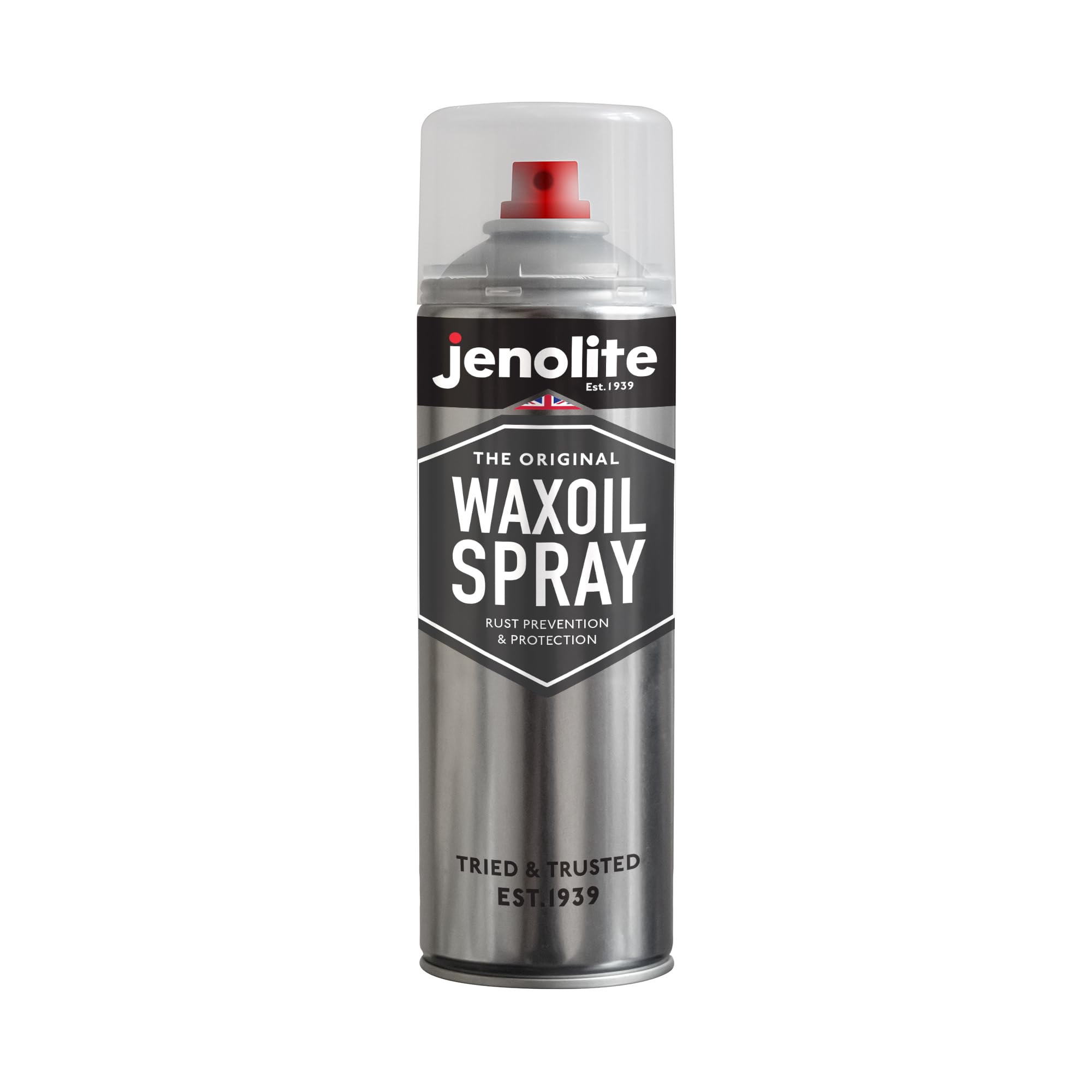 JENOLITE Waxoil Rust Prevention & Protection Aerosol Spray | 500ml | CLEAR | Waxoil Aerosol for Cars, Vans & Motorbikes | Rust Protection Spray | Ideal Underseal For Cars