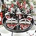 Prancing Plaid Paper Straw Decor - Christmas & Holiday Buffalo Plaid Party Striped Decorative Straws - Set of 24