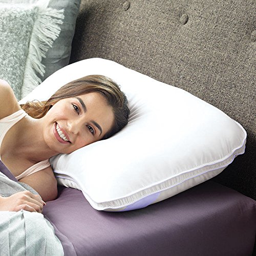 Brookstone BioSense Select Shoulder Sleep Pillow with Medium Support