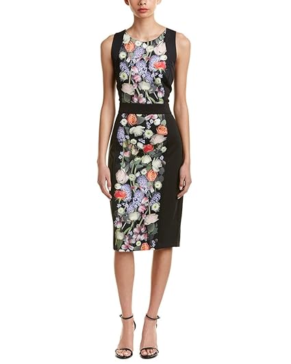ted baker floral bodycon dress