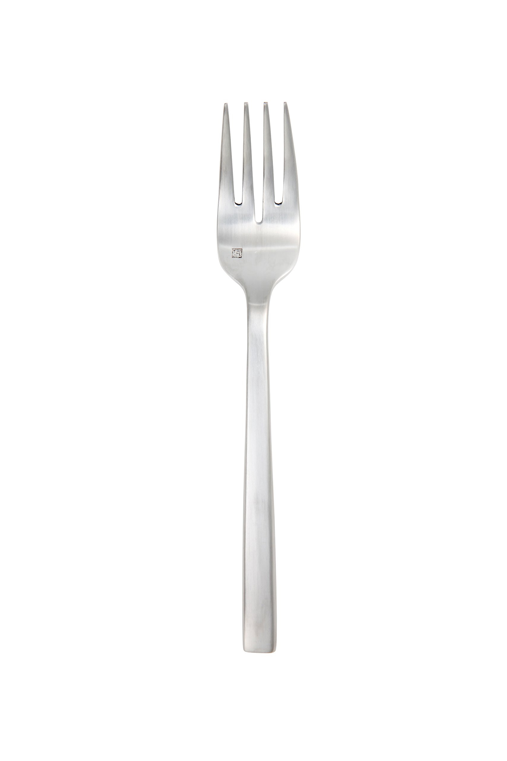 Photo 1 of Fortessa Arezzo 18/10 Stainless Steel Flatware, Salad Fork, 7", Set of 12, Brushed Stainless Steel
