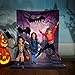 OurWarm 5x7FT Halloween Photo Cloth Backdrop Photography Background for Halloween Party Decorations Studio Photo Props