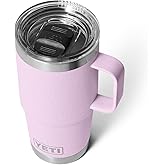 YETI Rambler 20 oz Travel Mug, Stainless Steel, Vacuum Insulated with Stronghold Lid