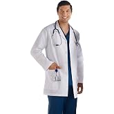 Meta 15007 Fundamentals Mens 34" Lab Coat White XL