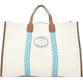 WHAT GOES AROUND COMES AROUND Women's Pre-Loved Goyard Mediterranee St. Tropez Reversible Canvas Tote