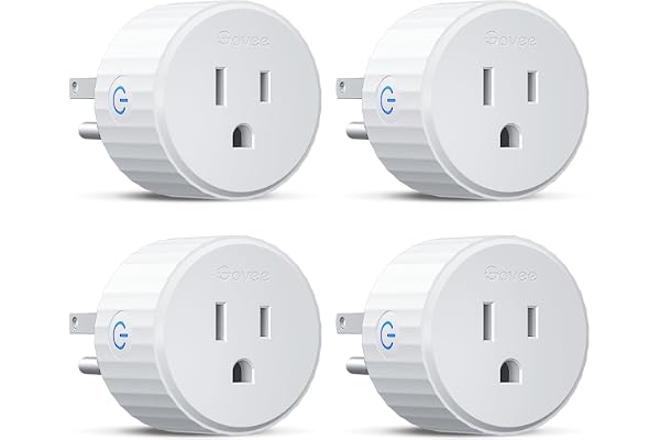 Govee Smart Plug, WiFi Plugs Work with Alexa & Google Assistant, Smart Outlet with Timer & Group Controller, WiFi Outlet for