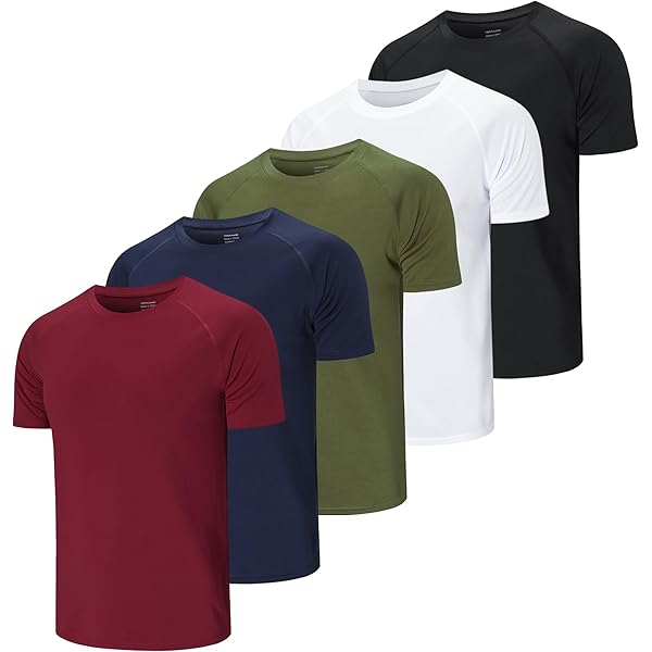 T-shirt à Manches Courtes Pour Homme - Protection Solaire UV