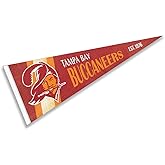 Tampa Bay Buccaneers Throwback Vintage Retro Pennant Flag