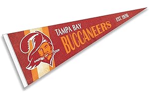 WINCRAFT Tampa Bay Buccaneers Throwback Vintage Retro Pennant Flag